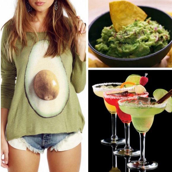 Wildfox Tops - Wildfox Avacado Raglan